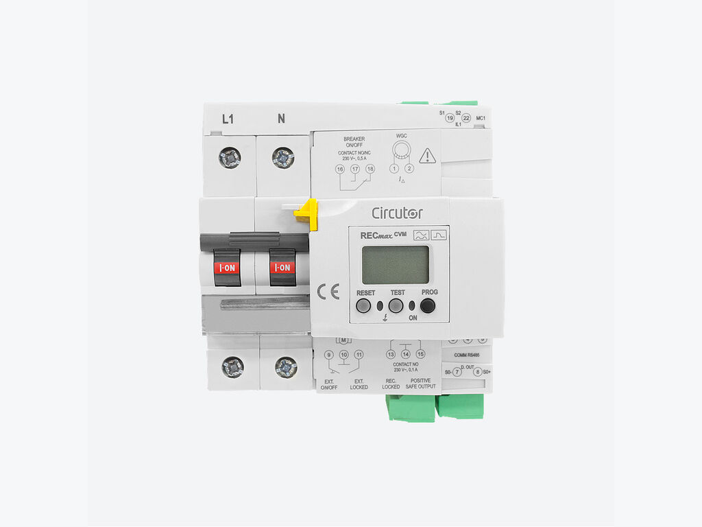 Residual current relay and analyser