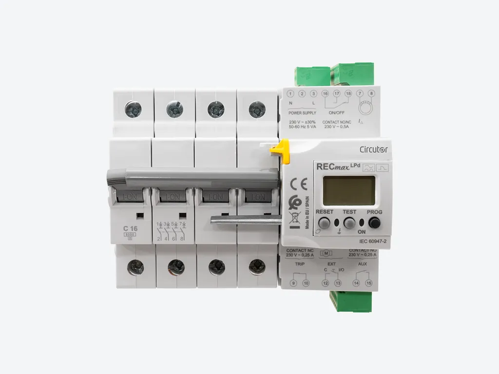 Overcurrent +residual current protection