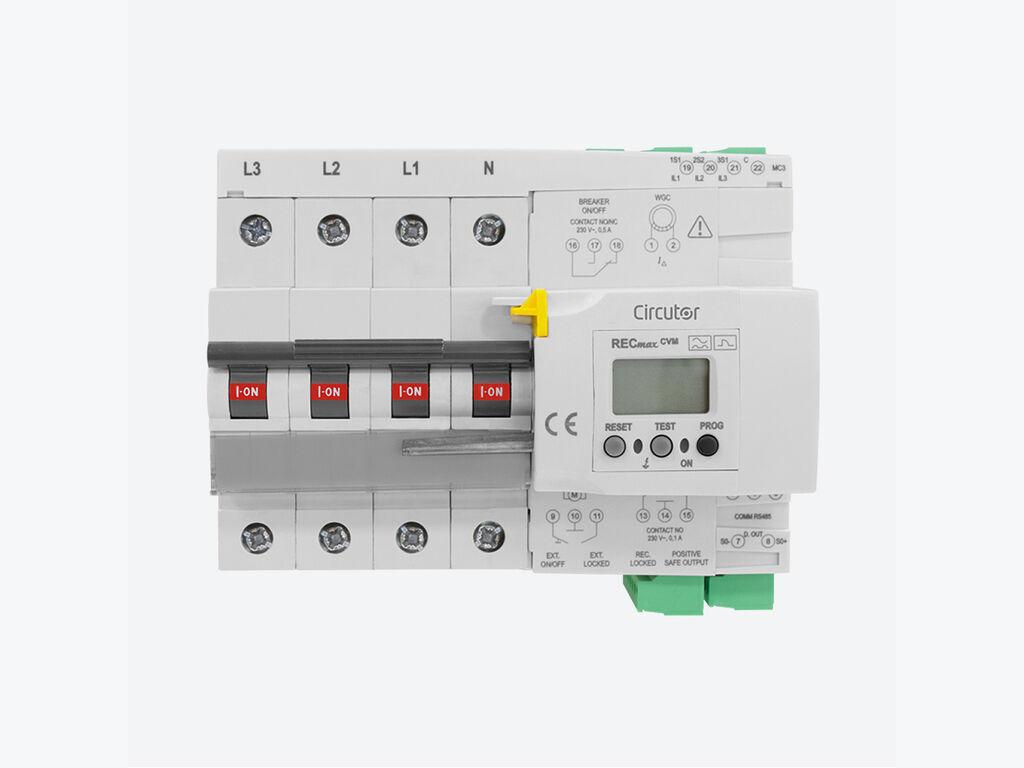 Residual current relay and analyser