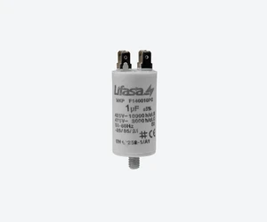 Condensador de motor amb faston doble