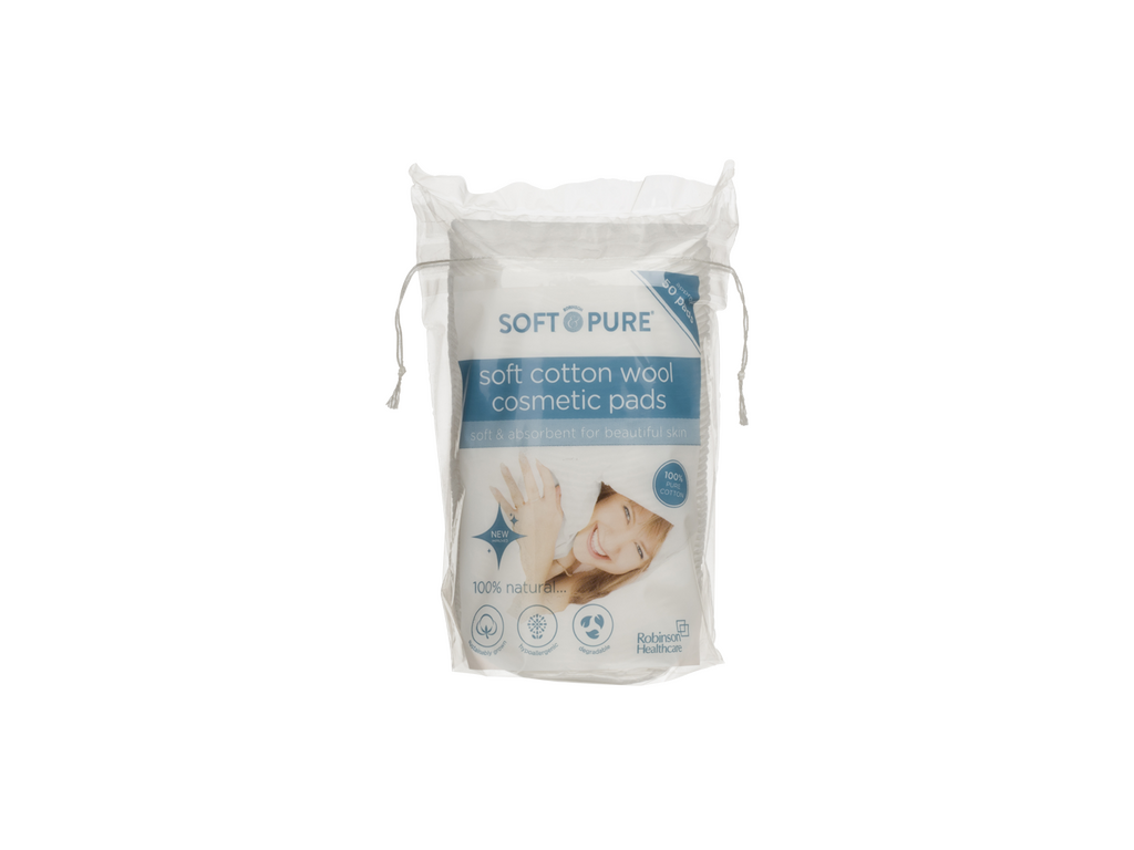 Soft & Pure Oval Cotton Wool Pads Image