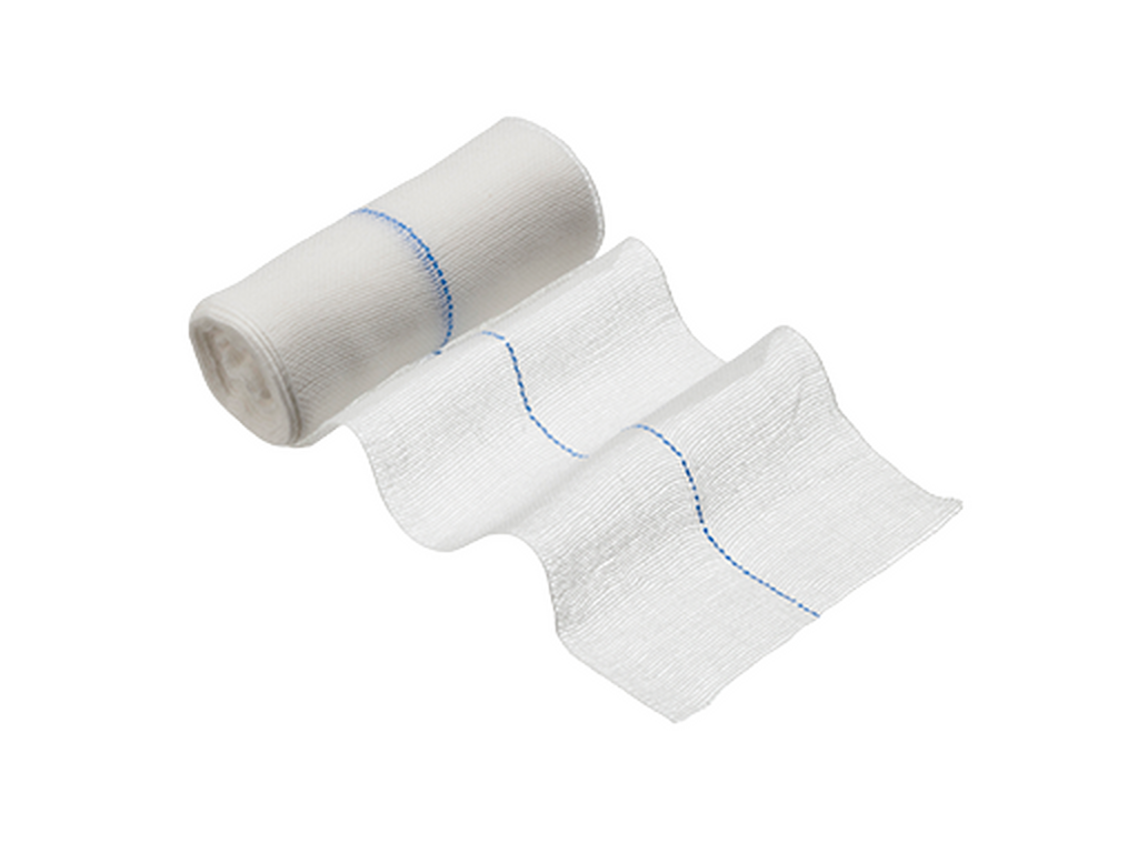 Double-Wrapped X-ray Detectable Fast Edge Ribbon Gauze -Sterile - 7.5cm x 5m Image