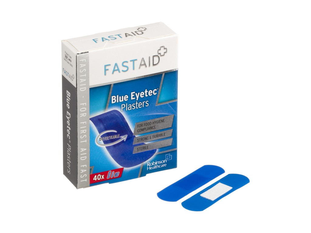 Fast Aid® Sterile Blue Eyetec Plasters Image