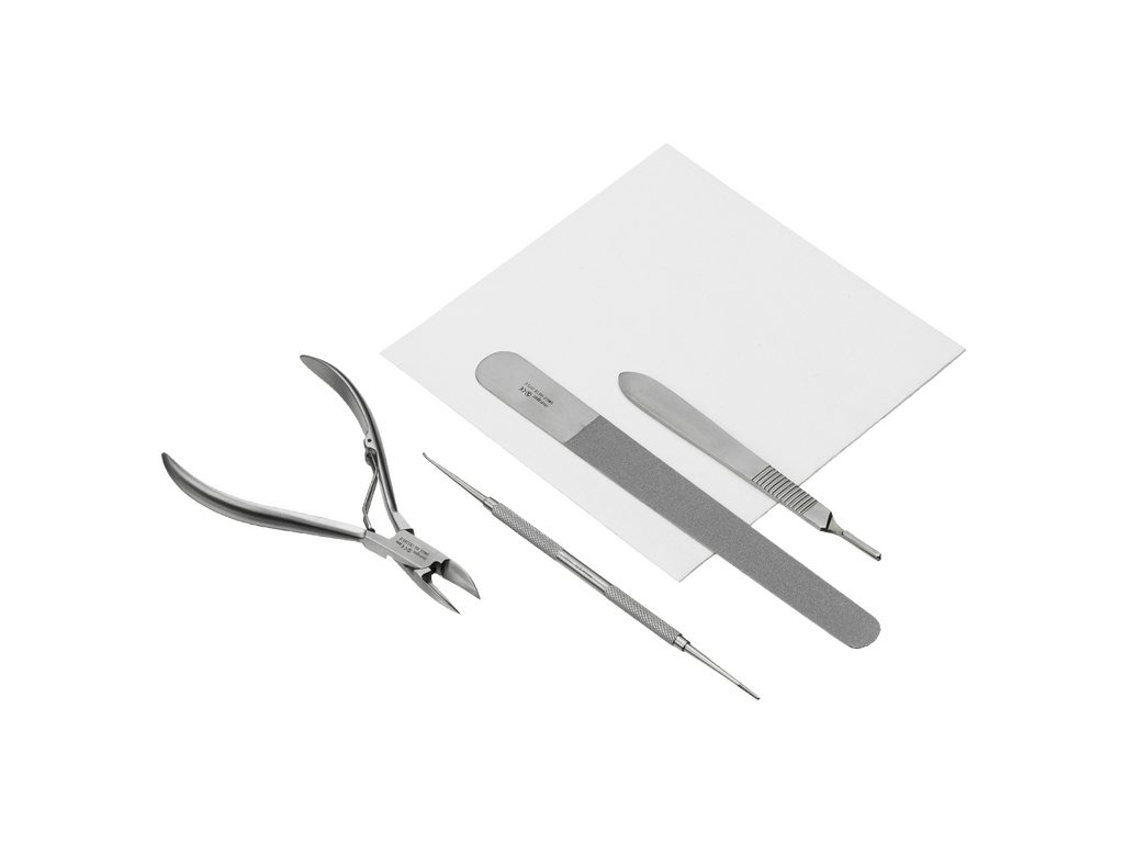 Instrapac® Podiatry Basic Pack - Small Curved, Roller Spring, 13cm Image