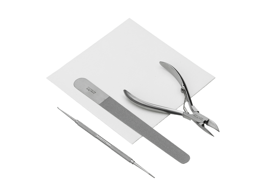 Instrapac® Podiatry Assistants Pack - Fine Curved, Roller Spring, 13cm Image