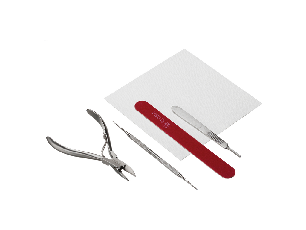 Instrapac® Podiatry Basic Emery Pack - Small Curved, Roller Spring, 14cm Image