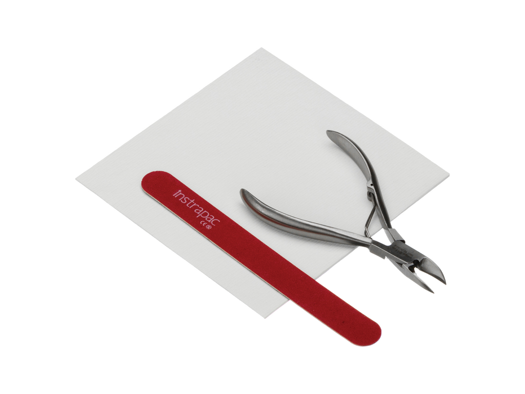 Instrapac® Podiatry Basic Assistants Emery Pack  - Small Curved, Roller Spring, 13cm Image