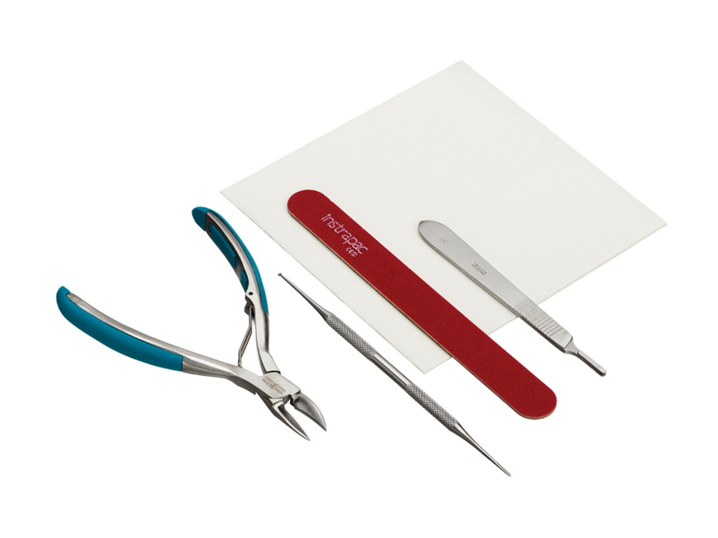 Instrapac® Basic Emery Pack - Soft Grip, Curved, Roller Spring, 14cm Image