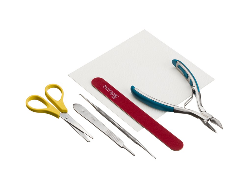 Instrapac® Podiatry Instrument Pack with Scissor - Soft Grip Nipper, 14cm Image