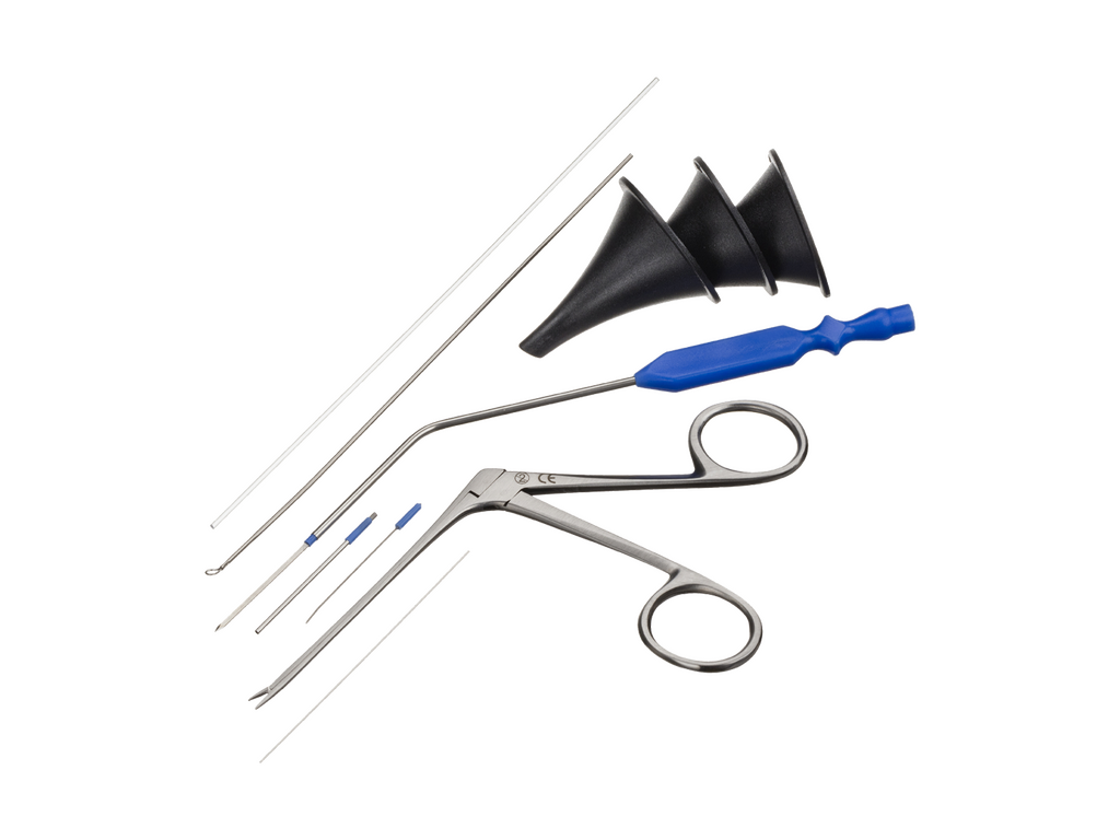 Regular Myringotomy Kit with Micro Alligator Forceps and Curved Needle Image