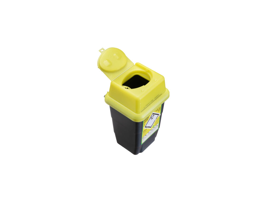 Sharpsafe® 1.8L Yellow-Lidded Container Image