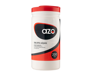 Azo® Alcohol Equipment 70% IPA Disinfectant Wipes CE - 200 Wipes Image