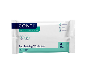 Conti Bathing Washcloth - Fragrance Free - 5 Wipes Image