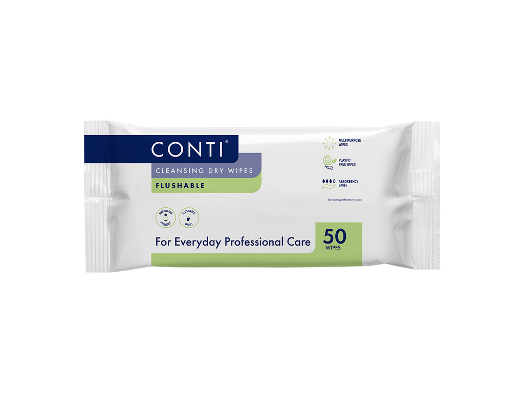 Conti® Flushable Dry Wipes Image