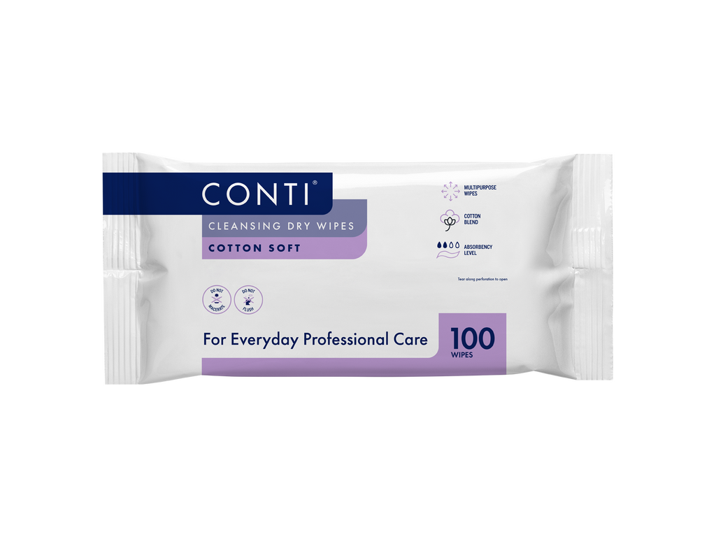Conti® Cotton Soft Dry Wipes Image