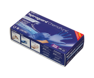 Nytraguard Chemopure Nitrile Gloves Extra Small 100S x 10 Image