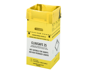 25L Yellow Clinisafe® Cardboard Carton Image
