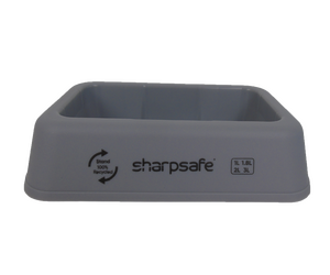 Sharpsafe® 1 1.8 2 3 Litre Stand Printed Glue Tabs Recycled Image