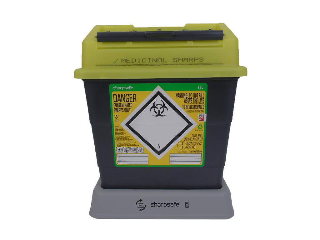 8 To 13L Sharpsafe® Stand Printed - Recycled Image