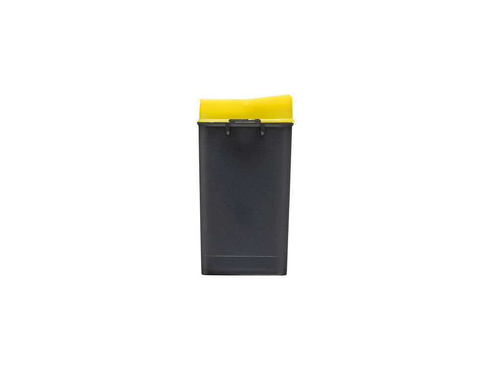 Sharpsafe® 0.2L Grey UK Yellow Lid Petal opening Image