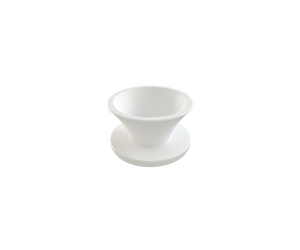 Bel-Air Ventilation Tube Bell Shape Hdpe White 1.05 2.95 2.95 1.45 1.65 Image