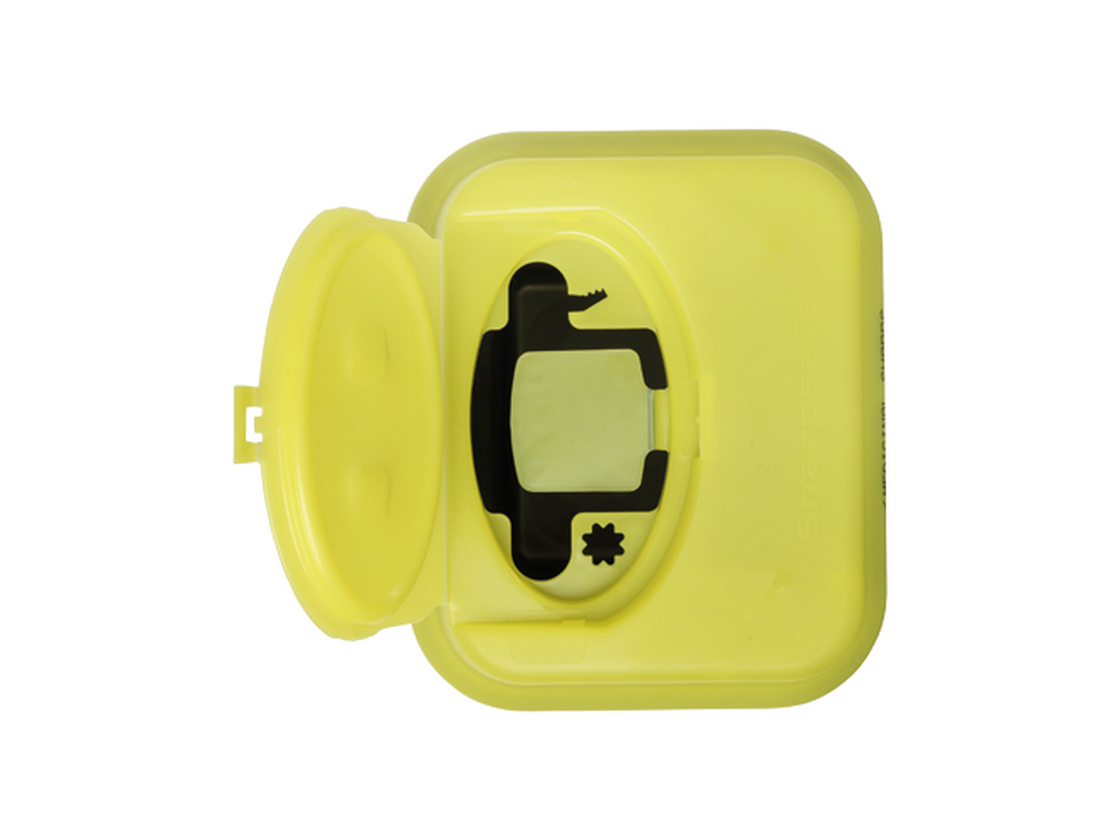 Sharpsafe® 5L Recycled UK Yellow Lid Image