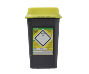 Sharpsafe® 7L Wide Recycled UK Yellow Lid Image