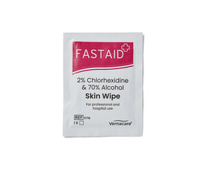 Fast Aid® Skin Wipe - 2% Chlorhexidine 70% IPA Alcohol Image