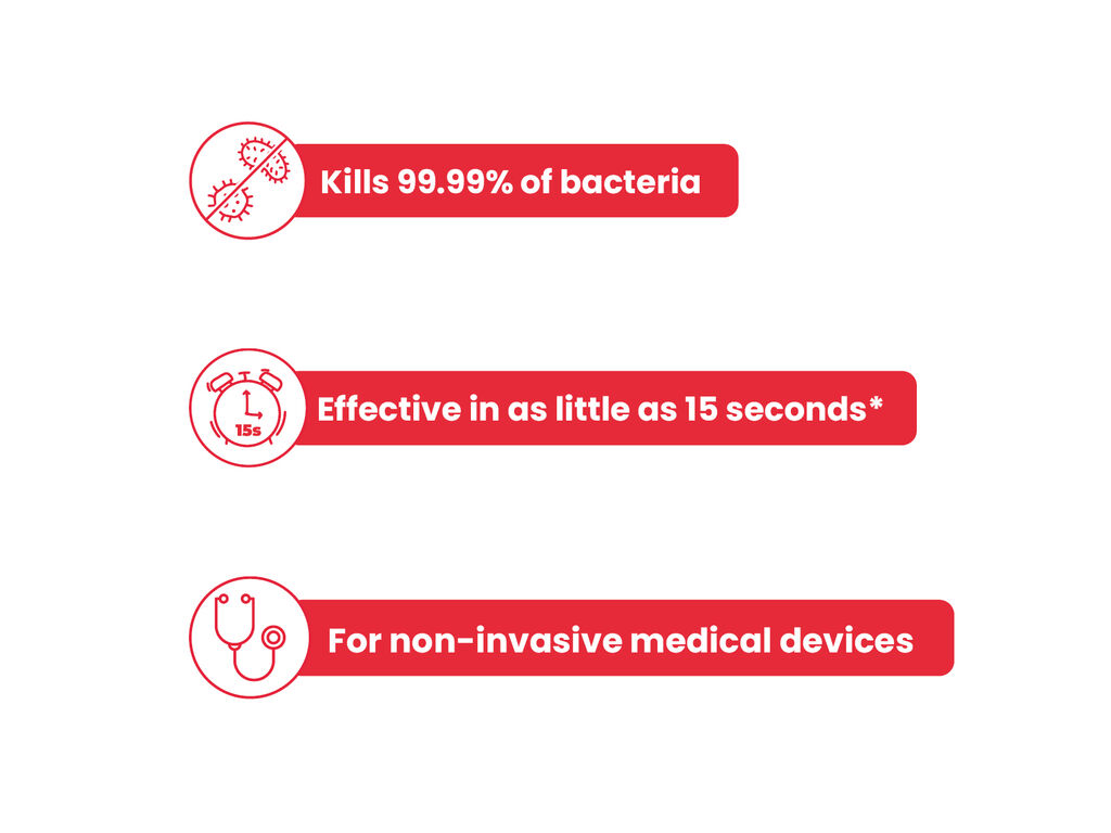 Azo™ Alcohol Equipment Disinfectant Wipes CE - 200 Wipes Image