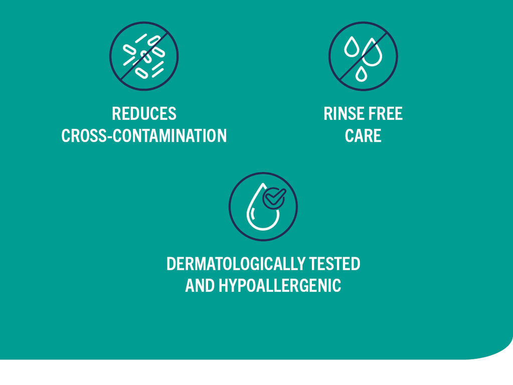 Conti Bathing Washcloth - Unfragranced - 5 Wipes Image