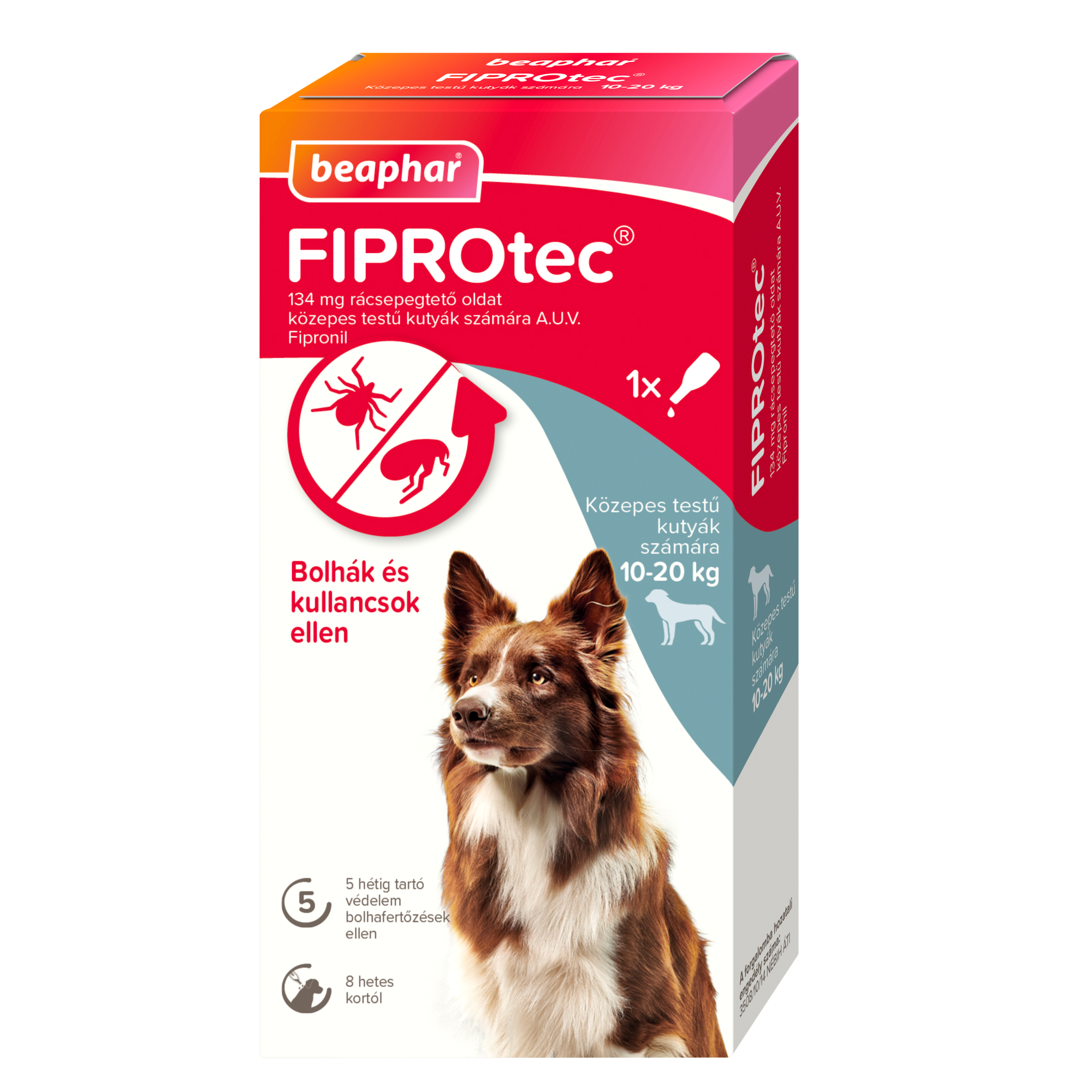 FIPROtec® Dog M (1x) bolha- és kullancsirtó spot-on
