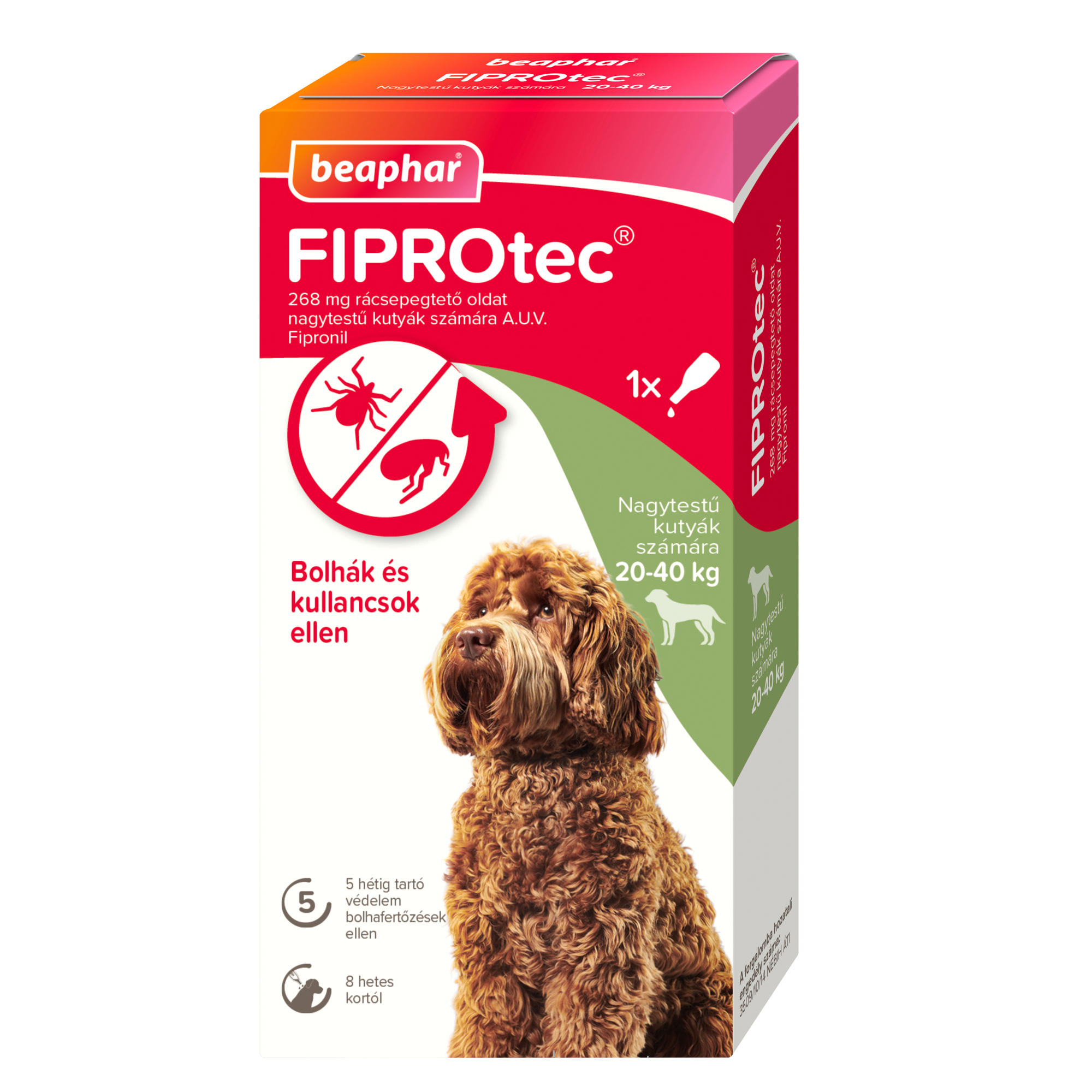 FIPROtec® Dog L (1x) bolha- és kullancsirtó spot-on