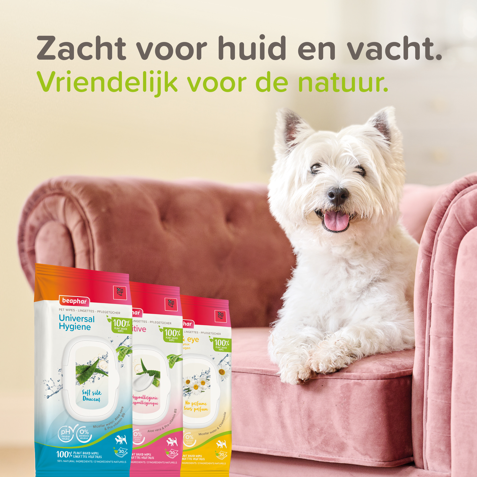 Beaphar Dierendoekjes Universal Hygiene 30st