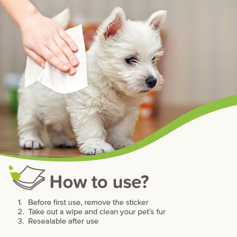 Beaphar Pet Wipes Sensitive