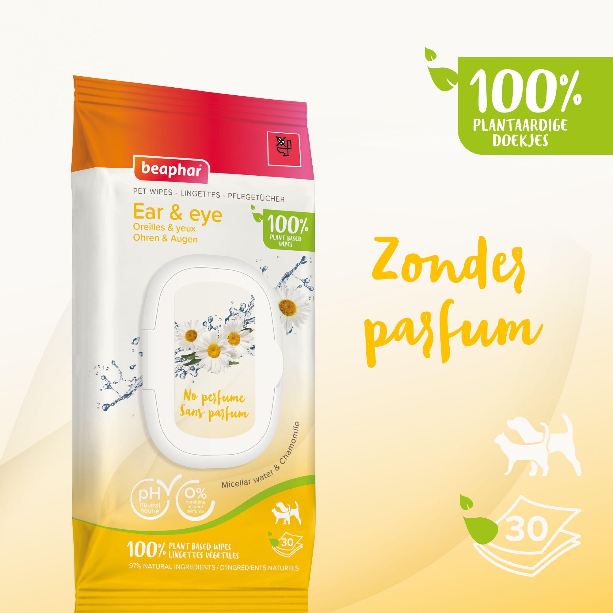 Beaphar Dierendoekjes Ogen & Oren 30st