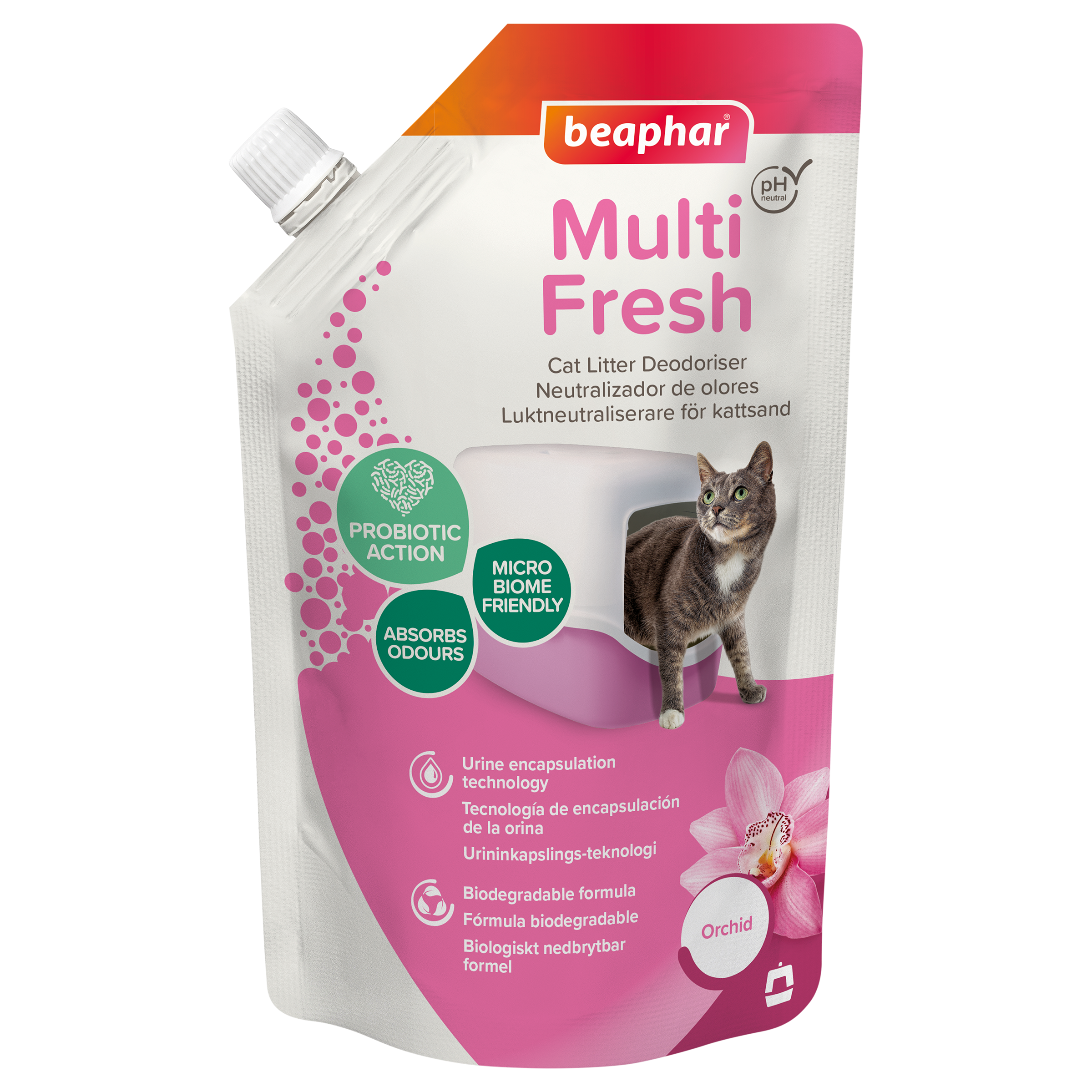 Odstraňovač zápachu Beaphar Multi Frisch Orchidea 400g