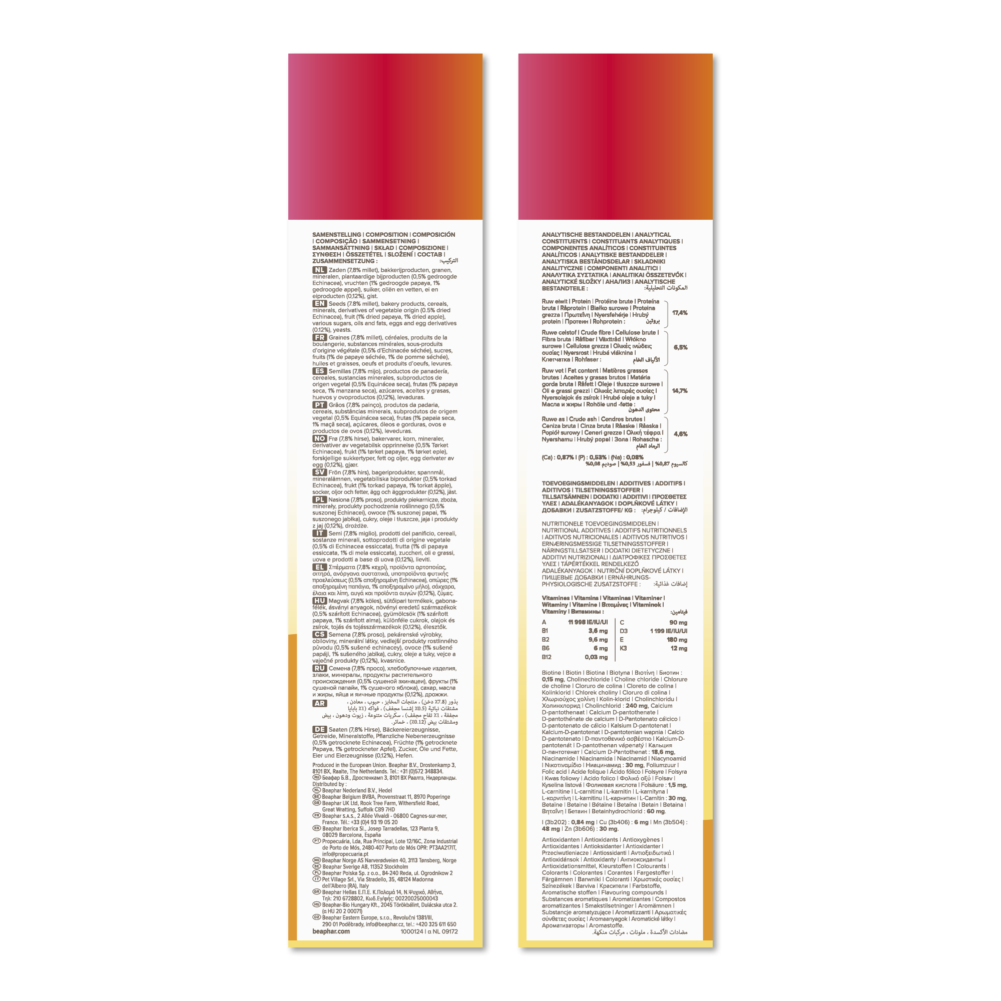 Beaphar XtraVital Canary Complete Bird Food – 500g