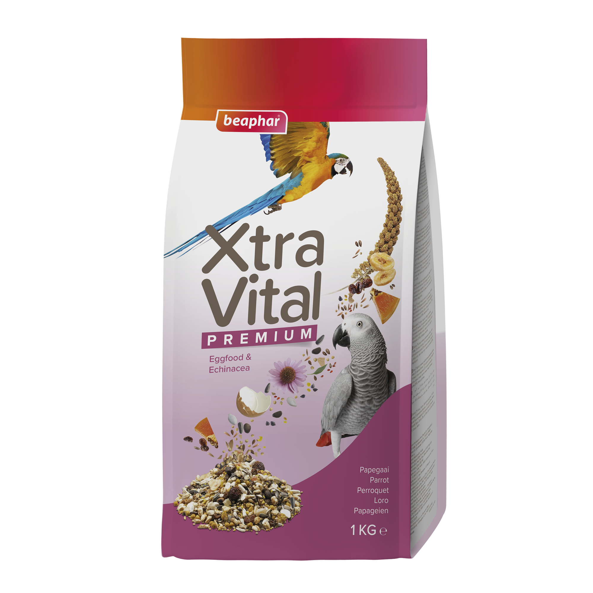 Beaphar XtraVital Parrot Complete Bird Food – 1kg