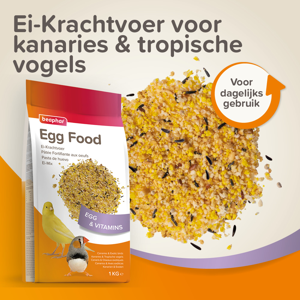 Beaphar Eikrachtvoer kanaries & tropische vogels 1kg