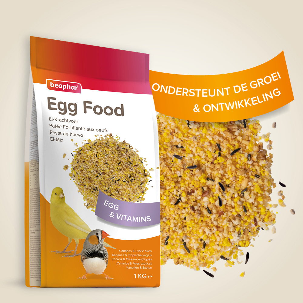 Beaphar Eikrachtvoer kanaries & tropische vogels 1kg