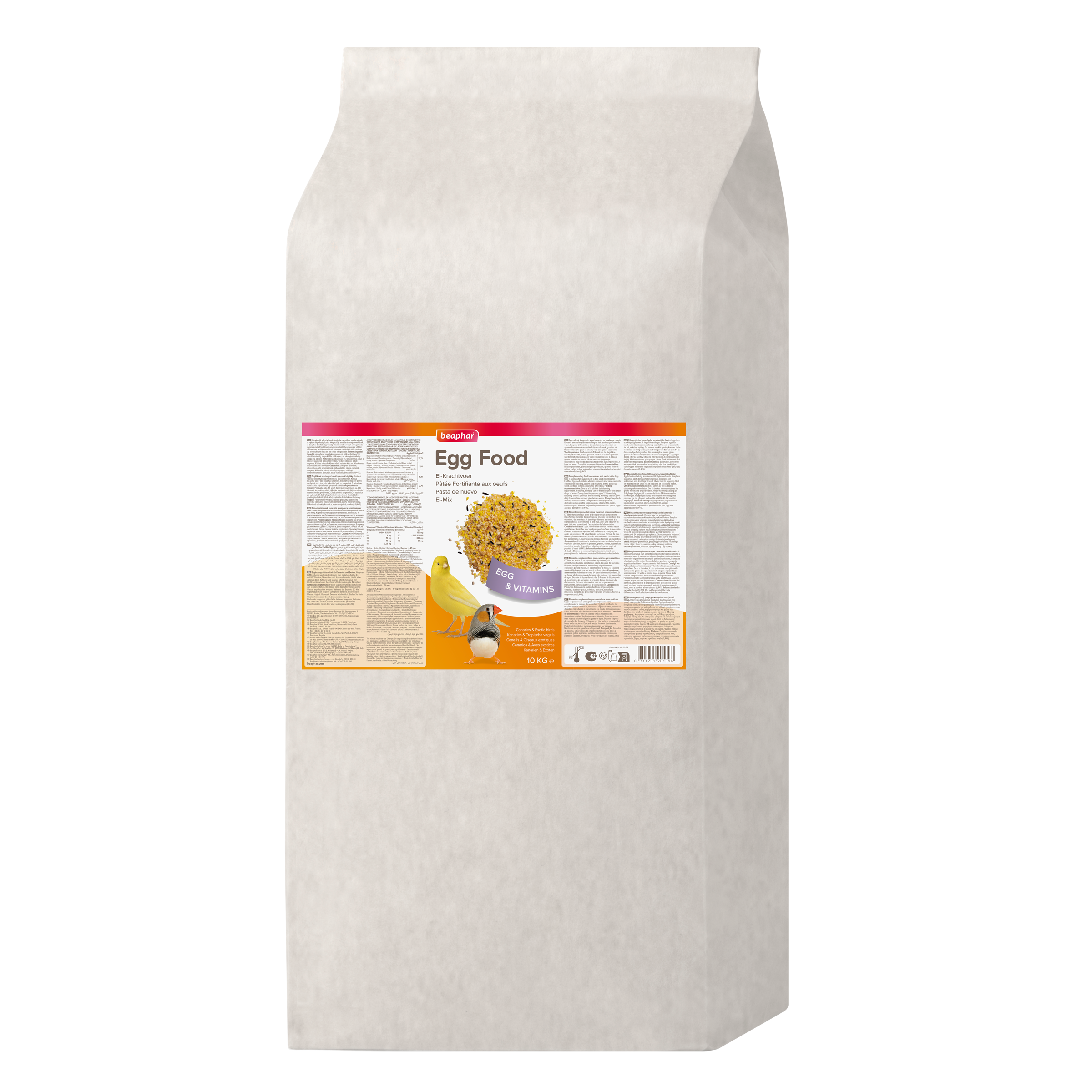 Beaphar Eikrachtvoer kanaries & tropische vogels 10kg