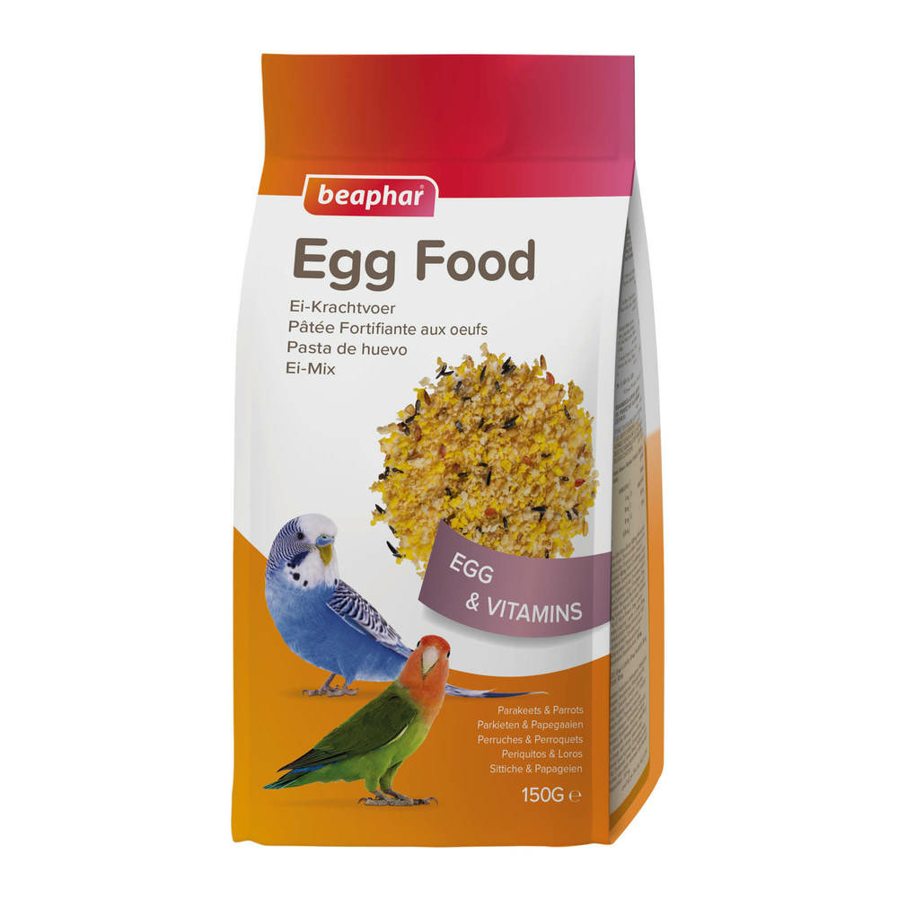 Egg Food, Pâtée fortifiante aux oeufs, Perruches et Perroquets - 150 g
