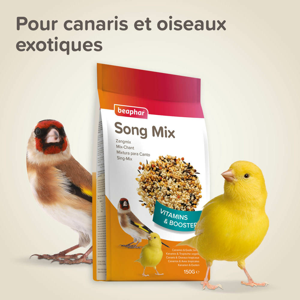 Song Mix, Mix-Chant pour canaris et autres oiseaux granivores - 150 g