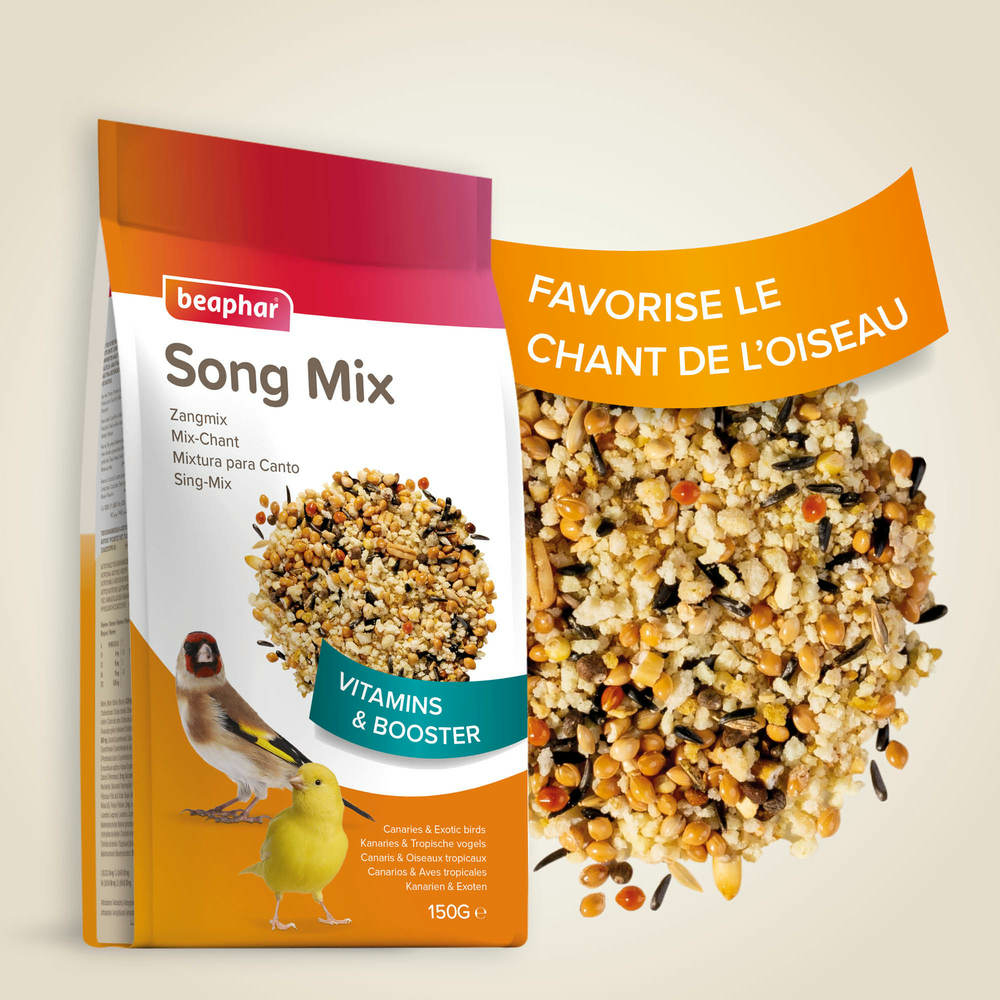 Song Mix, Mix-Chant pour canaris et autres oiseaux granivores - 150 g