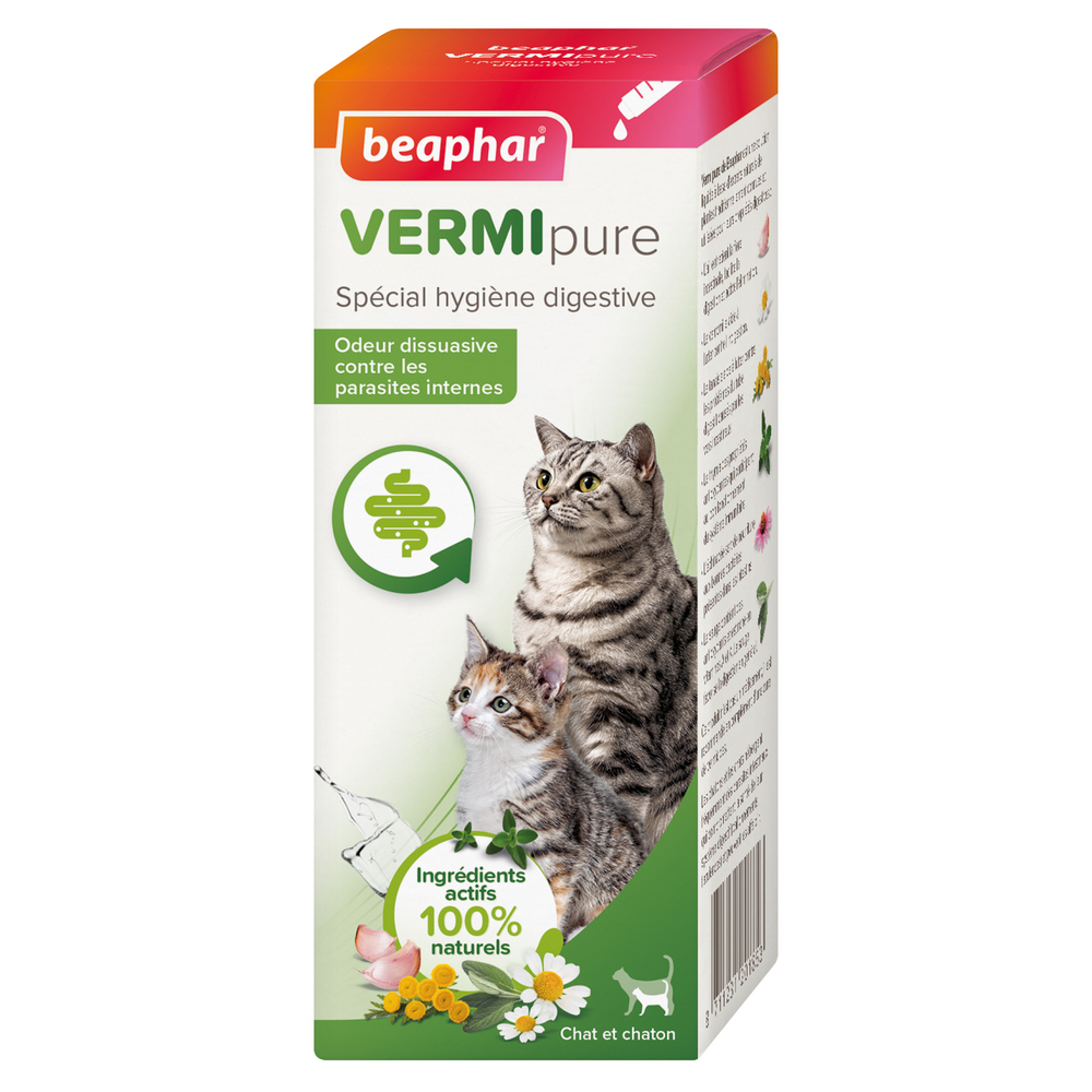 VERMIpure, Solution liquide pour chaton et chat - 50 ml