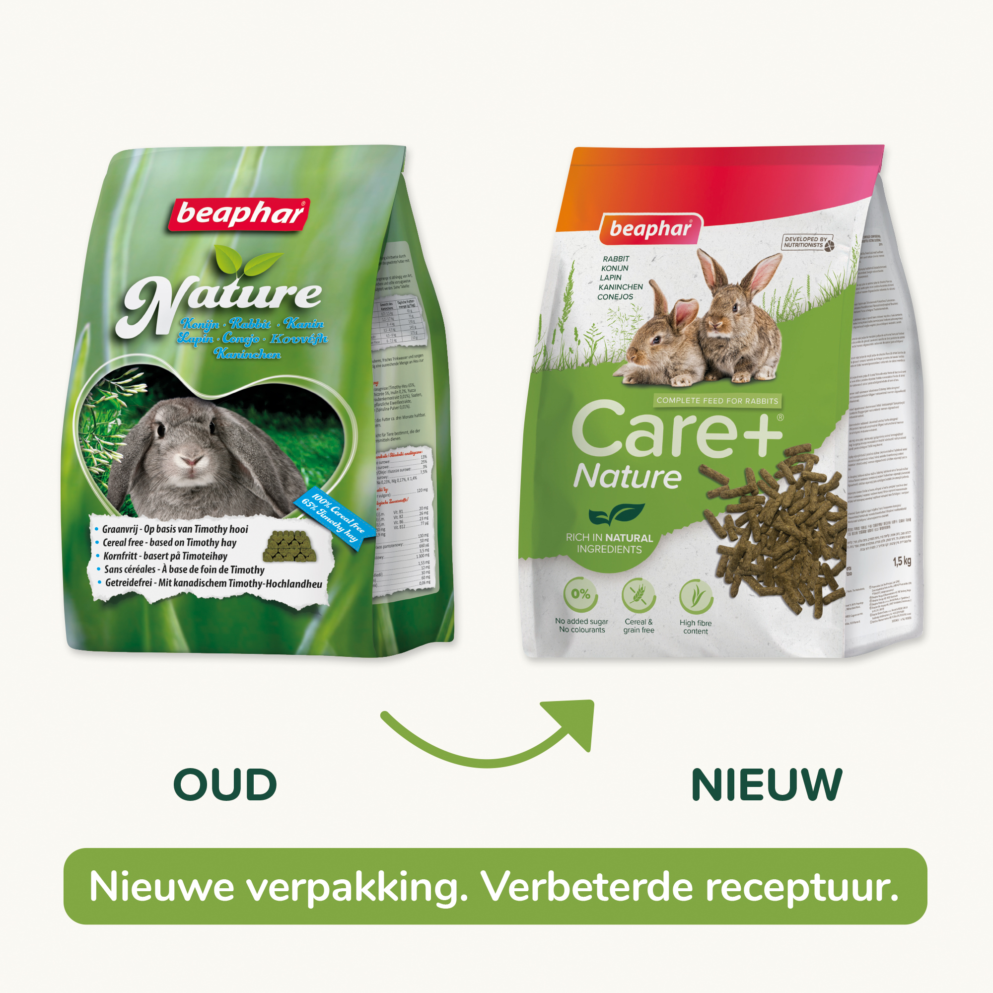 Beaphar Care+ Nature Konijn 1,5kg