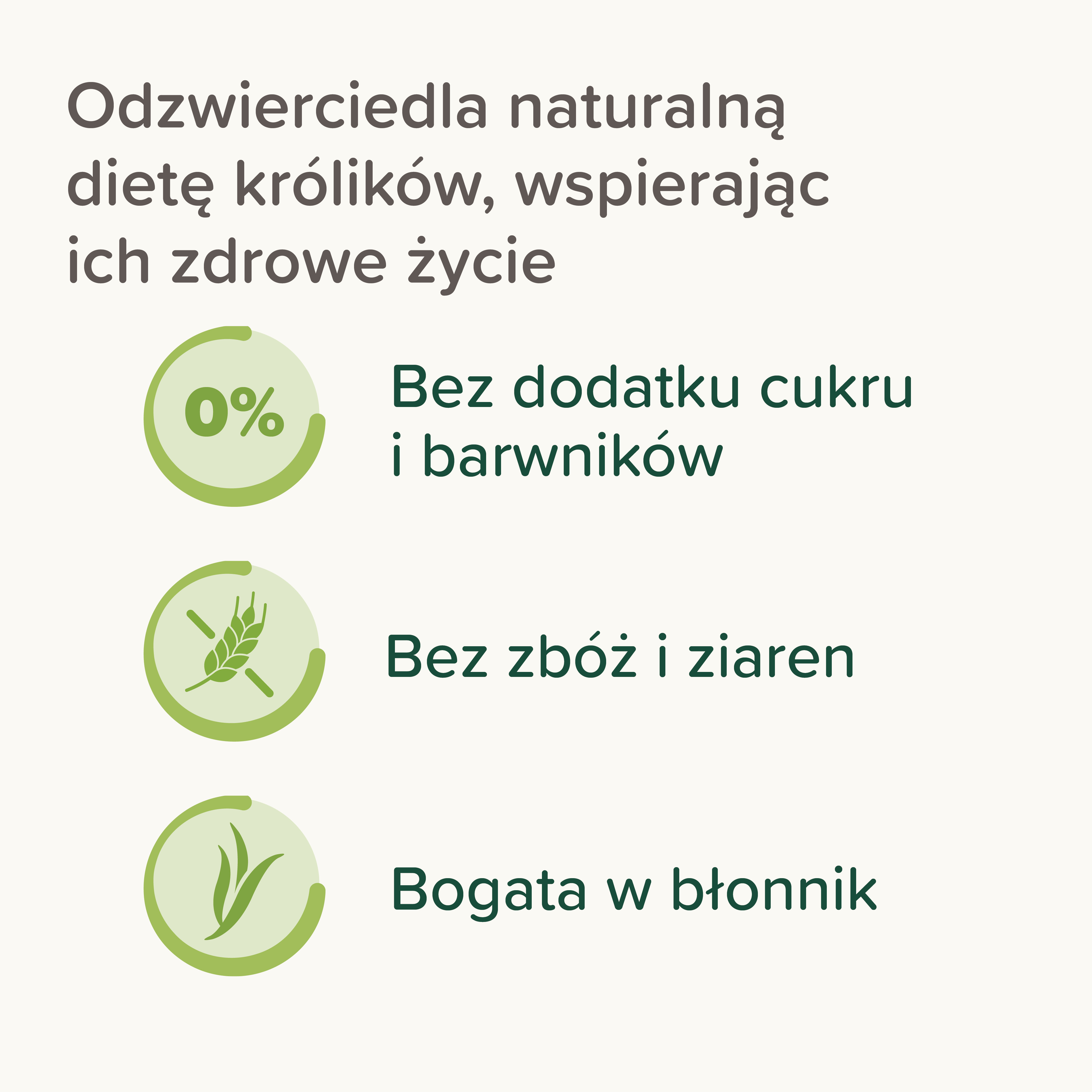 Care+ Nature karma dla królików 1,5 kg