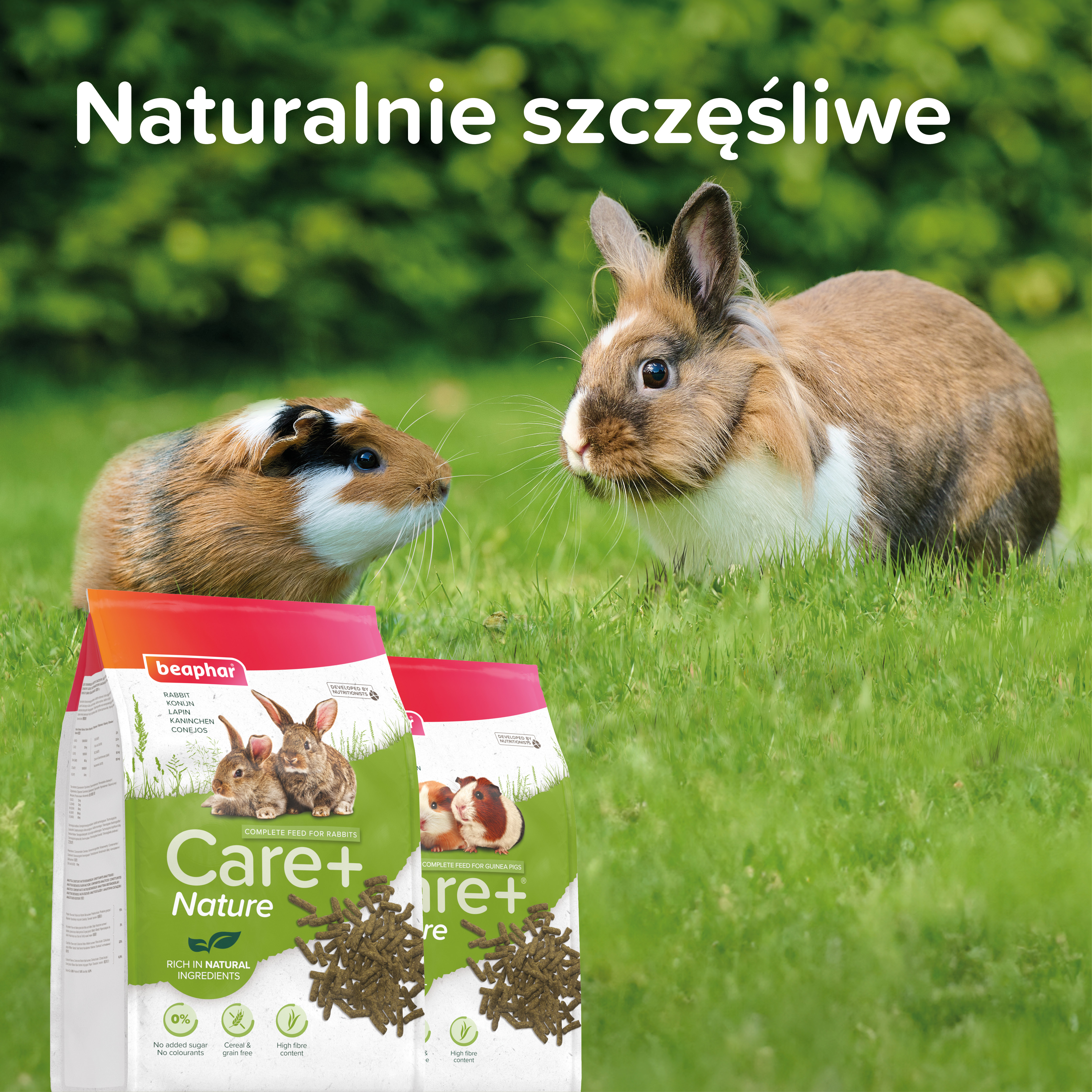 Care+ Nature karma dla królików 1,5 kg