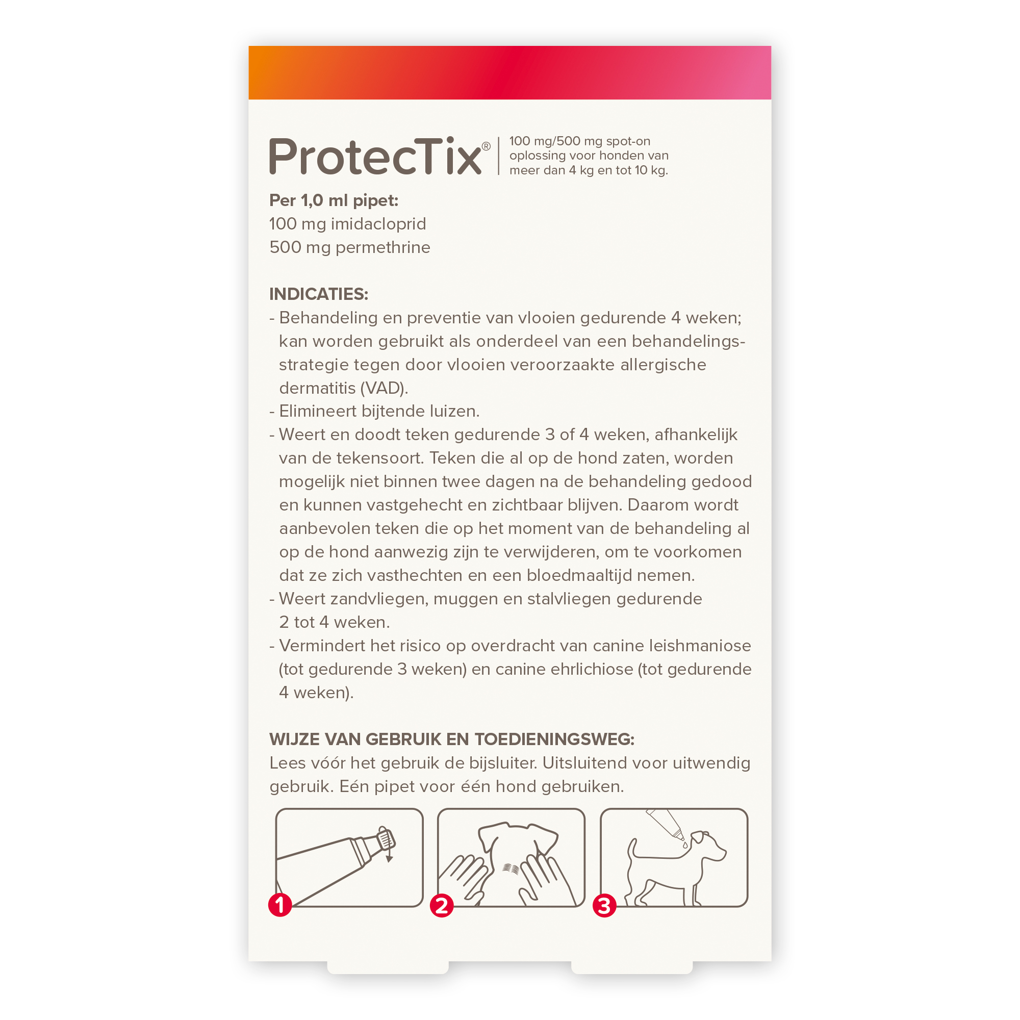 Beaphar ProtecTix® hond 4-10kg 4 pipetten