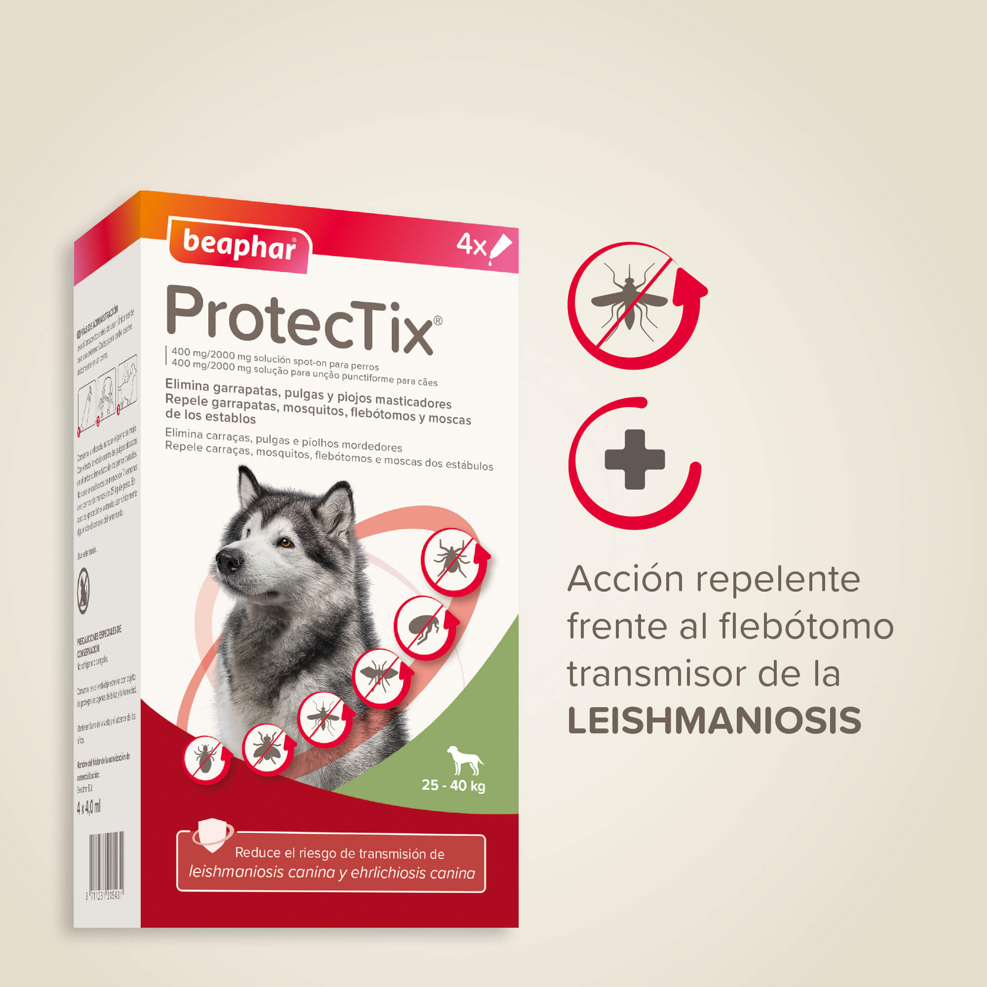 PROTECTIX PIPETAS PERROS L (25-40KG)